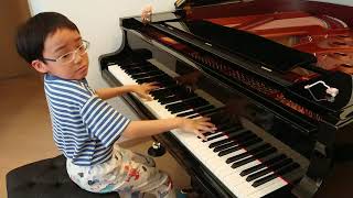 Hungarian Rhapsody No2 of Liszt Friska by Jonah Ho age 8 [upl. by Nyleuqcaj484]