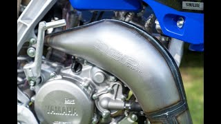 Boosting the Yamaha YZ125 twostroke DEP exhaust system test [upl. by Swithbert]