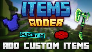 Add CUSTOM ITEMS to Minecraft with the ItemsAdder Plugin Swords Models Armor and more [upl. by Nele]