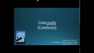 How to pronounce Celecoxib Celebrex Memorizing Pharmacology Flashcard [upl. by Morel]