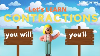 Learn to Read Contractions I Contraction Practice [upl. by Shieh]