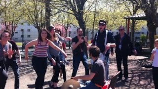 Jazz sous les pommiers Atelier danse avec Red Line Crossers [upl. by Colp]