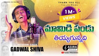 MAMIDI PANDU THIYYAGA 🥭 GADWAL SINGER SHIVA SONG asuramusic balukasura trendingvideo [upl. by Asirrom]