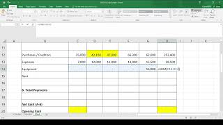 Cash Budget  2020 Leaving Cert Ordinary Level [upl. by Illah]