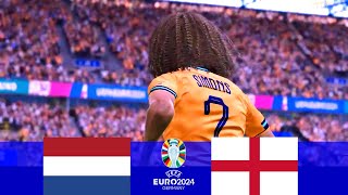 Holanda vs Inglaterra Resumen  EUROCOPA 2024 [upl. by Aibos400]