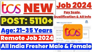 TCS Recruitment 2024 TCS Vacancy 2024 TCS Jobs 2024 Sep Out OFF Campus Placements  jobs 2024 [upl. by Enilesor924]