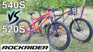 ROCKRIDER 540S VS 520S TEST E RECENSIONE [upl. by Blackstock628]