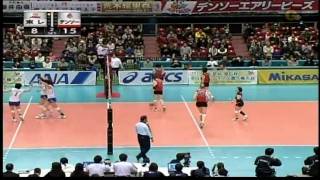 木村沙織 Saori Kimura EmpCup vs Denso 19Dec 2009 [upl. by Ynohtona]