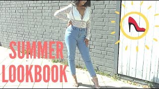 Summer Lookbook  Spring 2019 fashion  NNbeautytwins [upl. by Nniuqal]