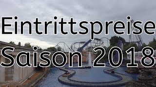 Eintrittspreise für Saison 2018 im EUROPA PARK bekannt [upl. by Analem]