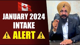 JANUARY 2024 INTAKE ALERT  Canada Update  Mr Tirath Singh  Pinnacle [upl. by Alpheus]