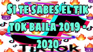 SI TE SABES EL TIK TOK BAILA PARTE 3 2019  2020 [upl. by Karwan]