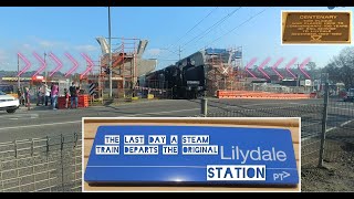 Steam Train At Lilydale Station [upl. by Philbin]