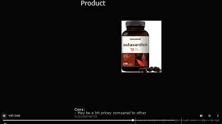 NatureBell Astaxanthin 12mg 240 Softgels Review [upl. by Larine]