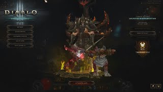 Diablo 3 Season 30 Start 2 Min GR 110 Speeds Raekor BarbSSF [upl. by Atineb]