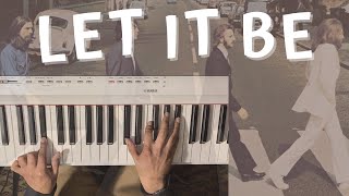 PIANO FACILE  LET IT BE  THE BEATLES [upl. by Lebasiram]