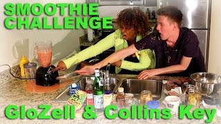 Smoothie Challenge  GloZell amp Collins Key [upl. by Mccandless]