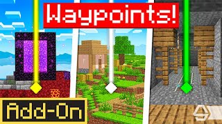 Waypoints  Minecraft Marketplace Addon  Showcase [upl. by Malony]