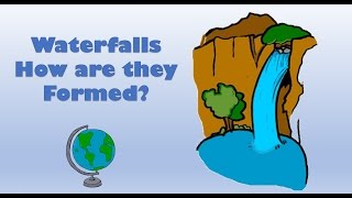 How a Waterfall is formed  labelled diagram and explanation [upl. by Bobbette133]