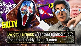 LIGHTBORN Ghostface Makes A Flashlight SWF GiveUp amp Cry  Dead By Daylight [upl. by Jay]