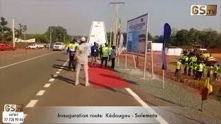 AGEROUTE inauguration de la route Kédougou  Salémata [upl. by Rogers173]