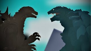 Godzilla Minus One vs Gamera Rebirth  The Greatest Battle in History [upl. by Orren]