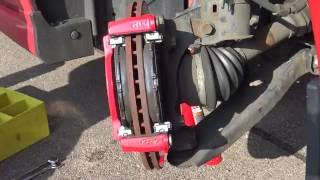 Ford Fiesta ST mk7  front brake slider pin replacement [upl. by Ahsirpac107]