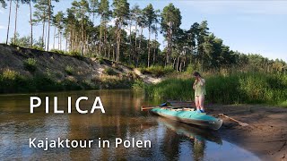 Pilica Kajaktour mit dem Faltboot in Polen Kayaking Poland Spływ kajakowy po Pilicy [upl. by Scibert]