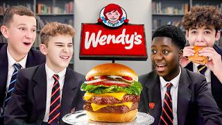 British Highschoolers try Wendys for the first time [upl. by Iene]