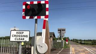 Dodgy Alarms Litlington Level Crossing Cambridgeshire Thursday 28052020 [upl. by Enaled]