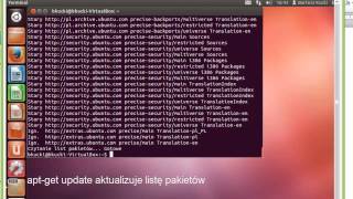 009 Kurs Linuxa instalowanie programów w Linux aptget [upl. by Zorina725]