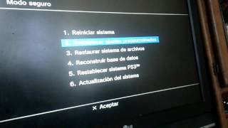 ¿Como reiniciar el sistema ps3 de fabrica  para errores y curiosidades 2  TheDomoGameplay [upl. by Franci]