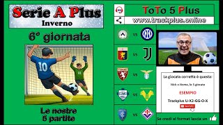 Serie A Plus Inverno ⚽ Le 5 partite ⚽ 6° giornata [upl. by Yenattirb]