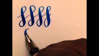 Waterman 94 Music Nib In Action [upl. by Odetta]