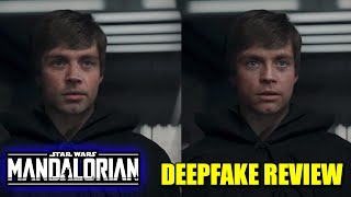 ☆ Luke Skywalkers Deepfake Comparison Review The Mandalorian Finale Fixed [upl. by Lemyt948]