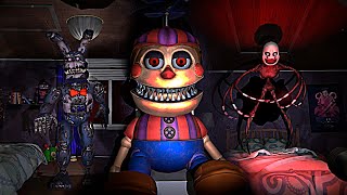 6 MINUTOS PARA ESCAPAR DE UNA HABITACION LLENA DE ANIMATRONICOS  THE GLITCHED ATTRACTION Español [upl. by Drofnats]