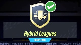 FIFA 22 HYBRID LEAGUES SBC CHEAPEST METHOD FIFA 22 ULTIMATE TEAM [upl. by Idleman]