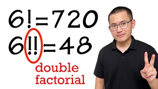 double factorial vs regular factorial [upl. by Drofkcor]