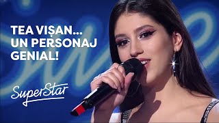 Tea Vișan ia făcut să râdă în hohote pe jurați “Ești un personaj genial”  SUPERSTAR 2021 [upl. by Anirehc]