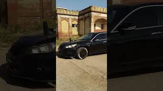 Modified Honda Accord Stunt  Black Honda Accord Skid  music hiphop oldschool automobile love [upl. by Oniskey]