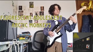 FLUORESCENT ADOLESCENT  Arctic Monkeys GUITAR COVER  TABS tutorial [upl. by Ellinger]