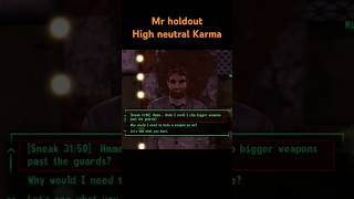 Fallout New Vegas characters good or evil Mr holdout [upl. by Leaper]