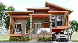 MODERN SPLIT LEVEL HOUSE  10 X 8 METERS  3 Bedroom with Balcony Each Room [upl. by Horsey]