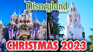 Disneyland amp California Adventure Christmas Walkthrough 2023  Both Parks at the Disneyland Resort [upl. by Oigroeg]