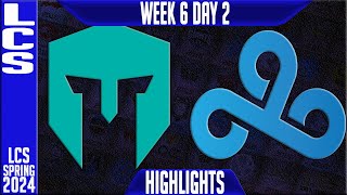 IMT vs C9 Highlights  LCS Spring 2024 Week 6 Day 2  Immortals vs Cloud9 [upl. by Ellenwad]