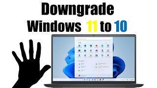 how to downgrade windows 11 to 10 in Telugu [upl. by Edniya]