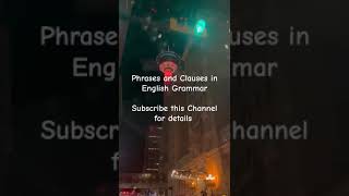 Phrases and Clauses in English grammar [upl. by Sergias]