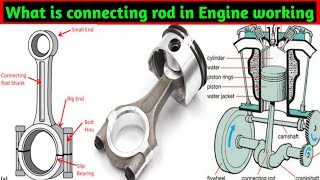 connecting rod parts and working in engine  connecting rod function [upl. by God377]