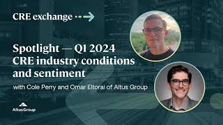 CRE Exchange EP 27  Spotlight – Q1 2024 CRE industry conditions and sentiment [upl. by Oremoh538]