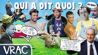 Qui a dit quoi  19 QUIZ RÉPLIQUES QUI TUENT [upl. by Anuaek]